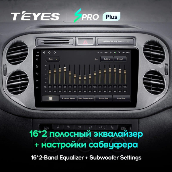 Штатная магнитола Teyes SPRO Plus 4/64 Volkswagen Tiguan 1 NF (2006-2017)