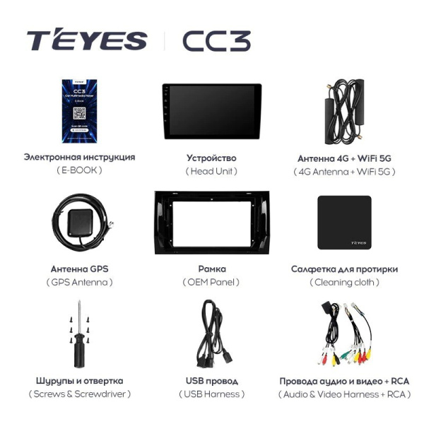 Штатная магнитола Teyes CC3 360 6/128 Skoda Kodiaq (2016-2020)
