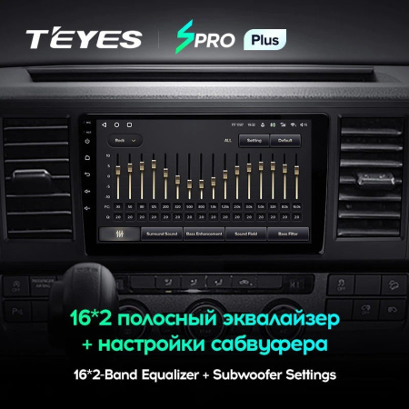 Штатная магнитола Teyes SPRO Plus 3/32 Volkswagen Caravelle T6 (2015-2020)