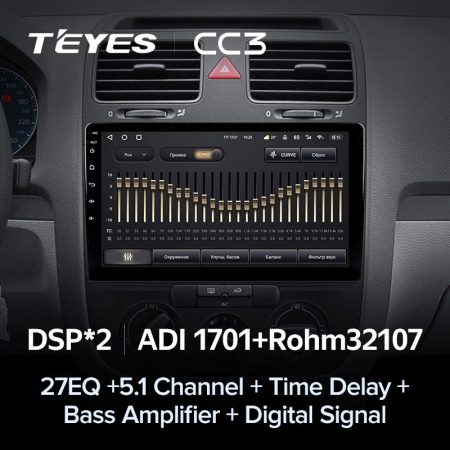 Штатная магнитола Teyes CC3 3/32 Volkswagen Jetta 5 (2005-2010)