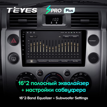 Штатная магнитола Teyes SPRO Plus 4/64 Toyota FJ Cruiser J15 (2006-2020)