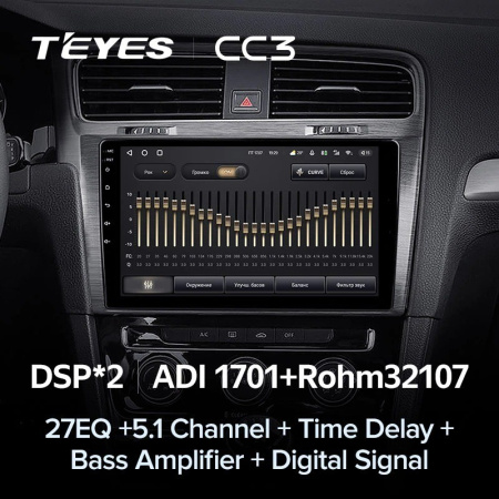 Штатная магнитола Teyes CC3 360 6/128 Volkswagen Golf 7 MK7 (2014-2018)