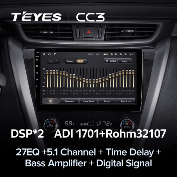 Штатная магнитола Teyes CC3 3/32 Nissan Murano 3 Z52 (2014-2020)