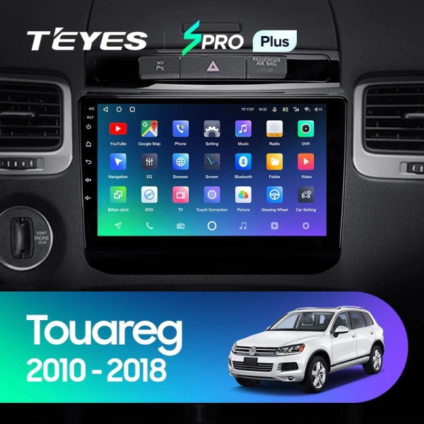 Штатная магнитола Teyes SPRO Plus 6/128 Volkswagen Touareg FL NF (2010-2018) тип B