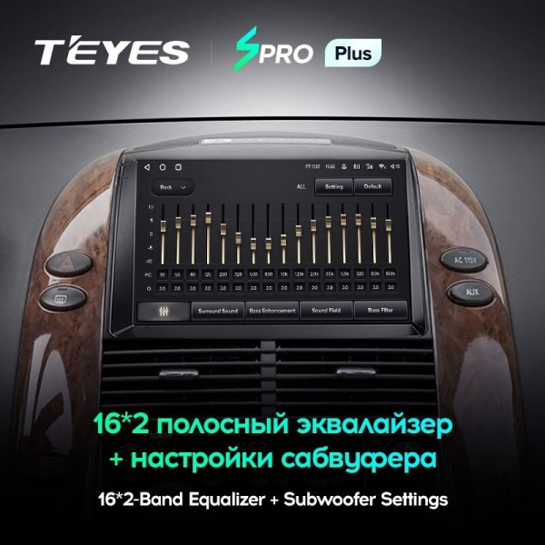 Штатная магнитола Teyes SPRO Plus 3/32 Toyota Sienna 2 II XL20 (2003-2010)