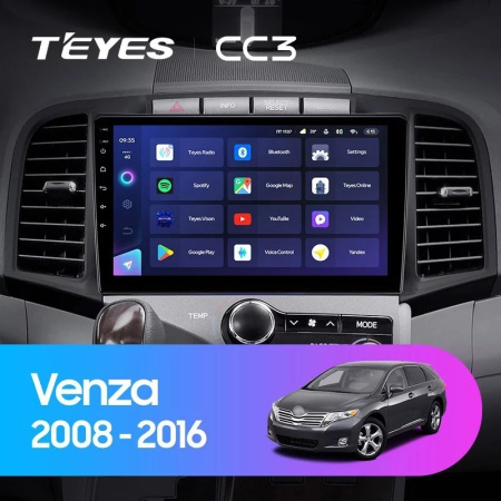 Штатная магнитола Teyes CC3 360 6/128 Toyota Venza 2008-2016