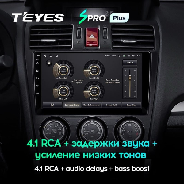 Штатная магнитола Teyes SPRO Plus 6/128 Subaru Forester 4 SJ (2012-2015)