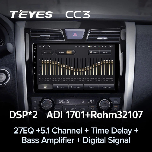 Штатная магнитола Teyes CC3 360 6/128 Nissan Teana J33 (2013-2015)