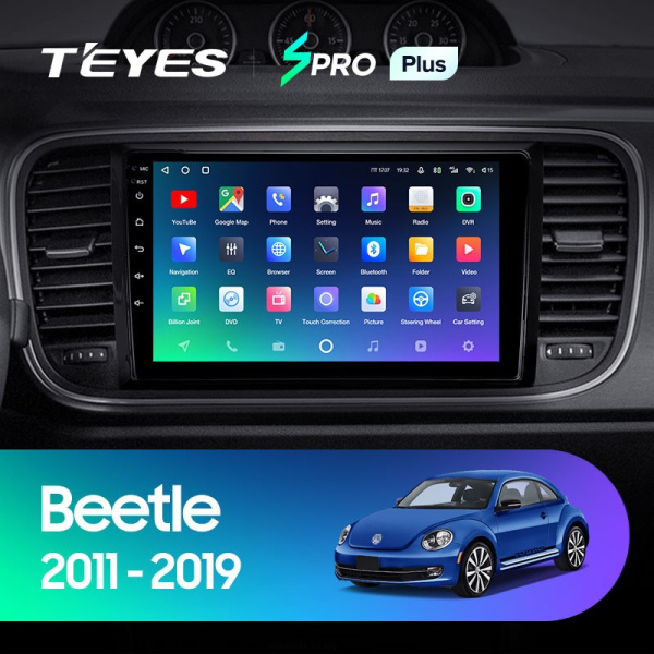 Штатная магнитола Teyes SPRO Plus 3/32 Volkswagen Beetle A5 (2011-2019)