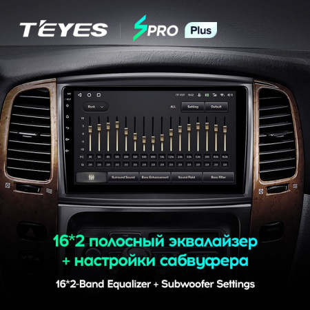 Штатная магнитола Teyes SPRO Plus 6/128 Toyota Land Cruiser LC 105 Тип-A (2002-2007)