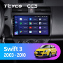Штатная магнитола Teyes CC3 4/64 Suzuki Swift 3 (2003-2010)