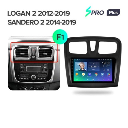 Штатная магнитола Teyes SPRO Plus 6/128 Renault Logan 2 (2012-2019)
