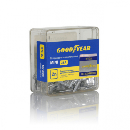 Флажковые пластиковые предохранители GOODYEAR мини 25А