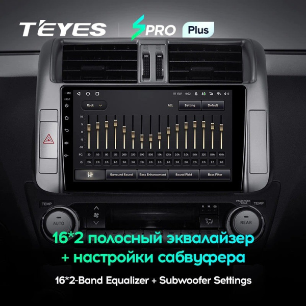 Штатная магнитола Teyes SPRO Plus 3/32 Toyota Land Cruiser Prado 150 (2009-2013)
