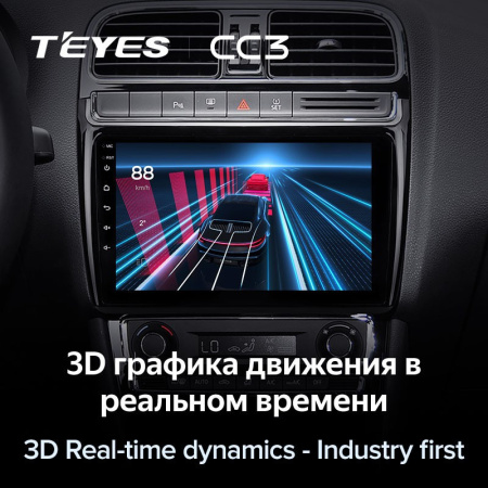 Штатная магнитола Teyes CC3 6/128 Volkswagen Polo 5 (2008-2020)