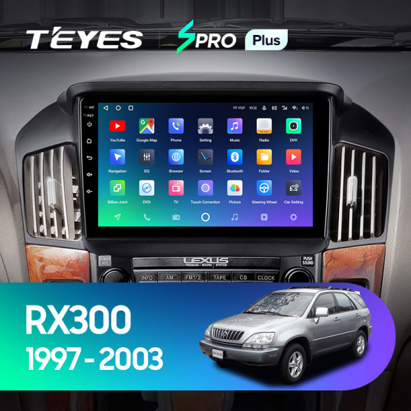 Штатная магнитола Teyes SPRO 3+32G для RX300 1997-2005