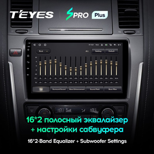 Штатная магнитола Teyes SPRO Plus 4/64 Nissan Patrol Y62 (2010-2020) 9" дюймов