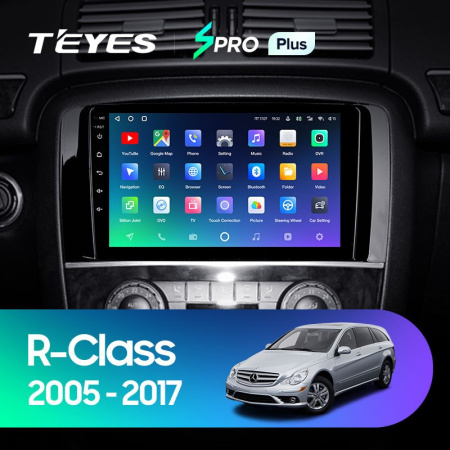 Штатная магнитола Teyes SPRO Plus 4/64 Mercedes Benz R-Class W251 R280 R300 R320 (2005-2009)