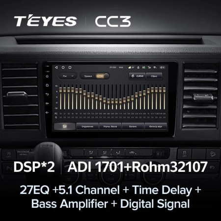 Штатная магнитола Teyes CC3 6/128 Volkswagen Caravelle T6 (2015-2020)