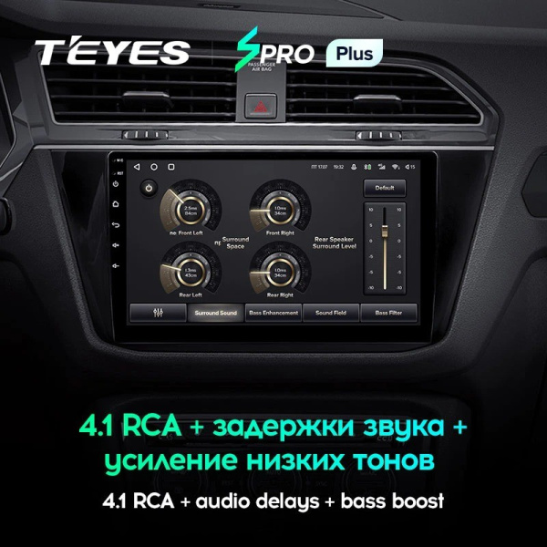Штатная магнитола Teyes SPRO Plus 6/128 Volkswagen Tiguan 2 (2016-2018)