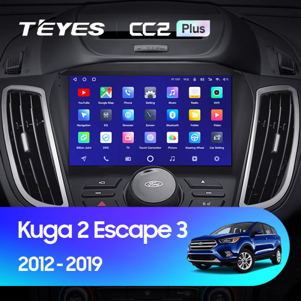 Штатная магнитола Teyes CC2 4+32G для Kuga 2012-2019