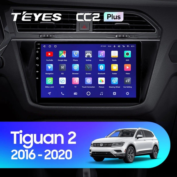 Штатная магнитола Teyes CC2 Plus 3/32 Volkswagen Tiguan 2 (2016-2018)
