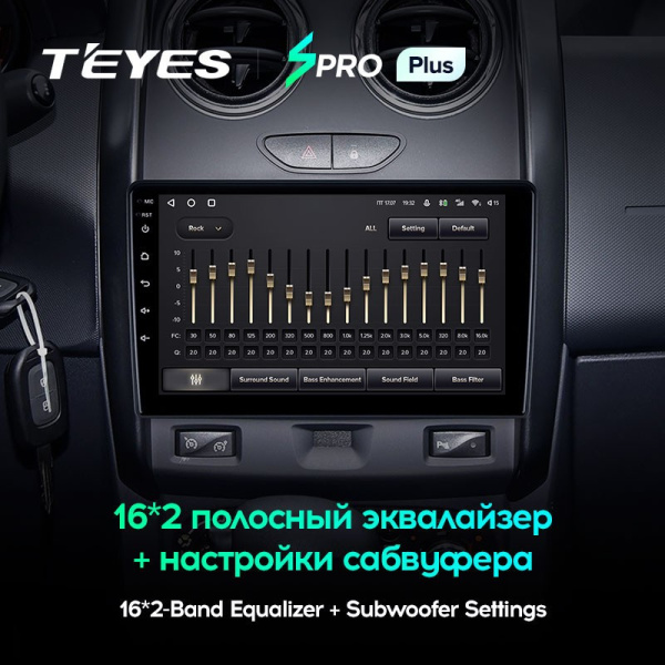 Штатная магнитола Teyes SPRO Plus 3/32 Renault Duster (2015-2020)