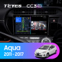 Штатная магнитола Teyes CC3-2K-360 128G для Aqua 2011-2017