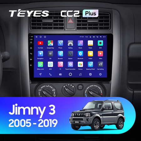 Штатная магнитола Teyes CC2 Plus 4/64 Suzuki Jimny 3 (2005-2019)