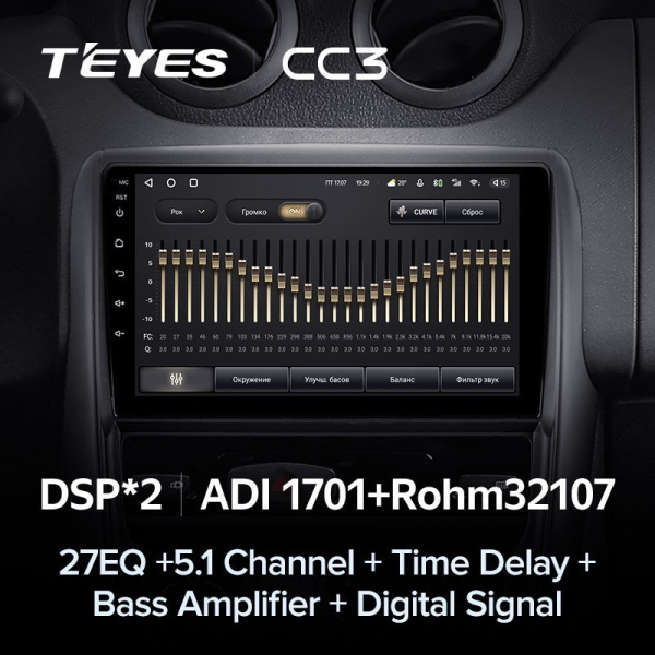 Штатная магнитола Teyes CC3 360 6/128 Renault Duster 1 (2010-2015)
