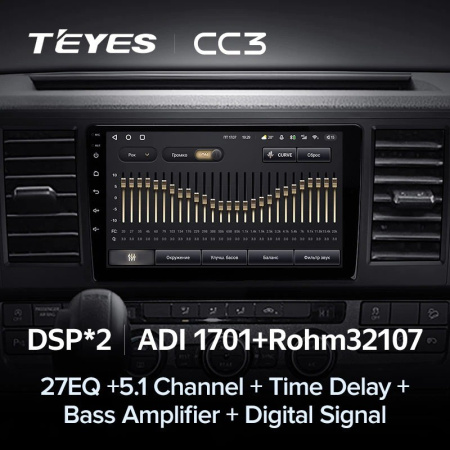 Штатная магнитола Teyes CC3 3/32 Volkswagen Caravelle T6 (2015-2020)