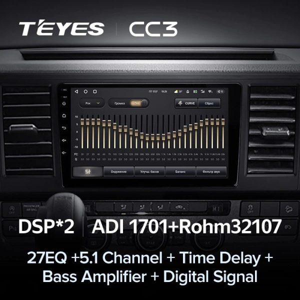 Штатная магнитола Teyes CC3 3/32 Volkswagen Caravelle T6 (2015-2020)