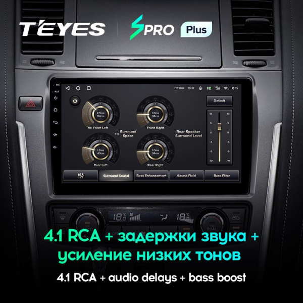 Штатная магнитола Teyes SPRO Plus 6/128 Nissan Patrol Y62 (2010-2020) 9" дюймов