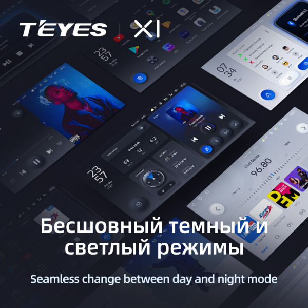Штатная магнитола Teyes X1 4G 2/32 Subaru Forester SG (2002-2008)