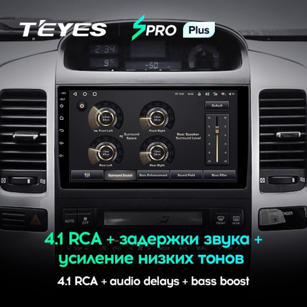 Штатная магнитола Teyes SPRO Plus 6/128 Toyota Land Cruiser Prado J120 (2004-2009)