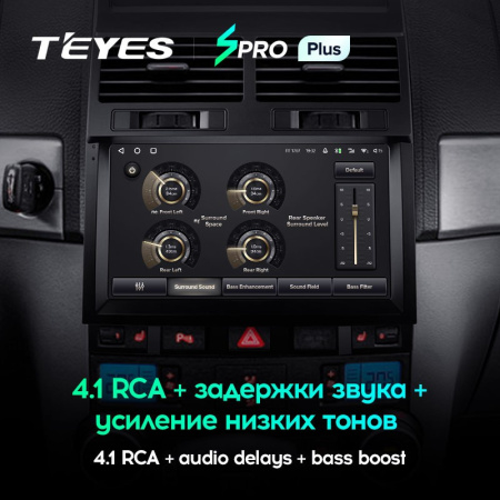 Штатная магнитола Teyes SPRO Plus 6/128 Volkswagen Touareg GP (2002-2010)